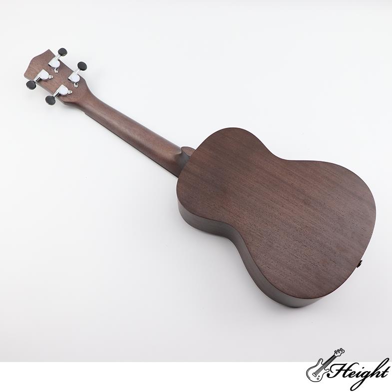 Grey concert custom ukulele 3