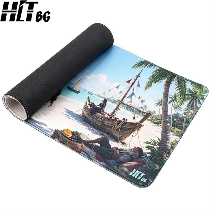 Custom Tropical Ocean Playmat - Nautical Board Gaming Mat manufacturers