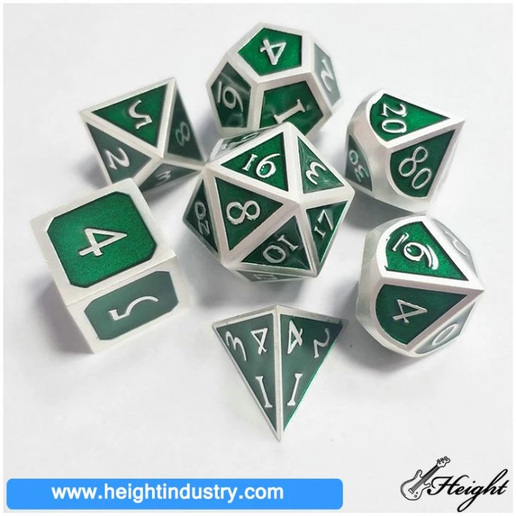 7pcs/set Colorful Multicolor Dice