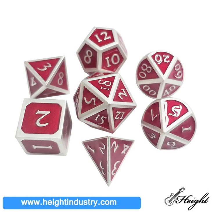 7pcs/set Colorful Multicolor Dice