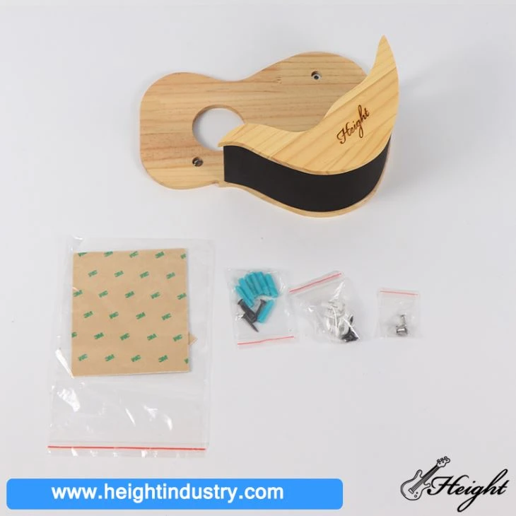 Solid Rubber Wood Ukulele Wall Hanger