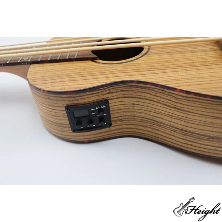 U-bass ukuleles zebra wood 13