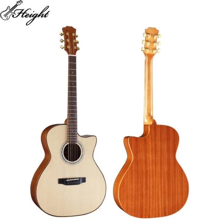 OM Solid Top Cutaway Acoustic Guitar