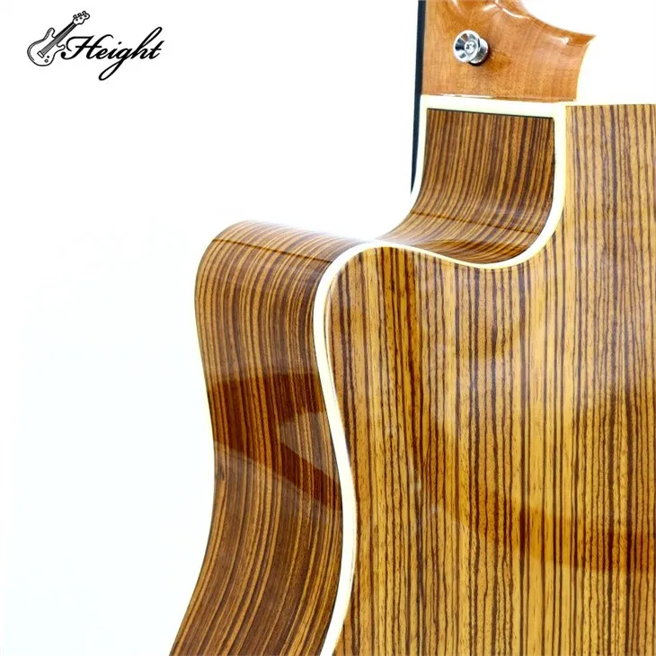 Guitars Acoustic Guitar China For Sale 6 String 38 Inch Top Body OEM Head Rosewood Color Material Neck Machine Type