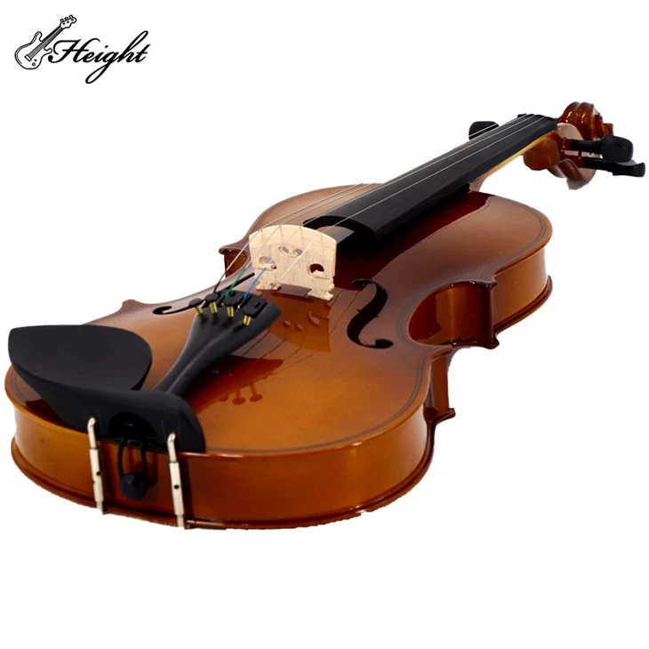 Maple Wood Brown Violin With Flame Grain